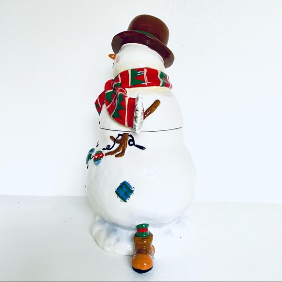 Certified International Frosty the Snowman Cookie Jar - Picture 4 of 7